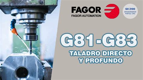 G81 y G83 CNC – Ciclo Fijo de Taladrado 